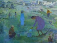 Niñas en el ojito de agua (Purmamarca, Jujuy)
