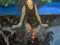 Mujer gallina